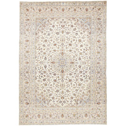 Tappeto Originale Kashan Persia 252x355 Avorio