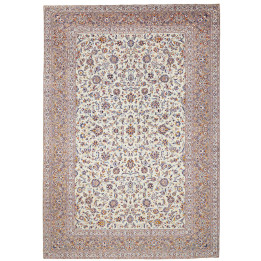 Tappeto Originale Kashan Persia 296x426 Avorio