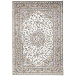 Hand Made Rug Kashan Persia 250x365 Ivory Taupe