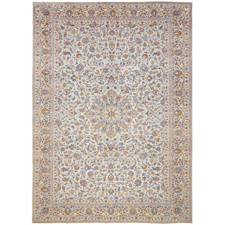 Tappeto Originale Kashan Persia 292x405 Avorio