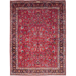 Tappeto Originale Mashad Persia 302x402 Rosso B