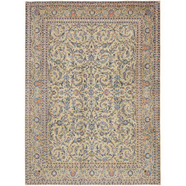 Tappeto Originale Kashan Persia 310x425 Beige B