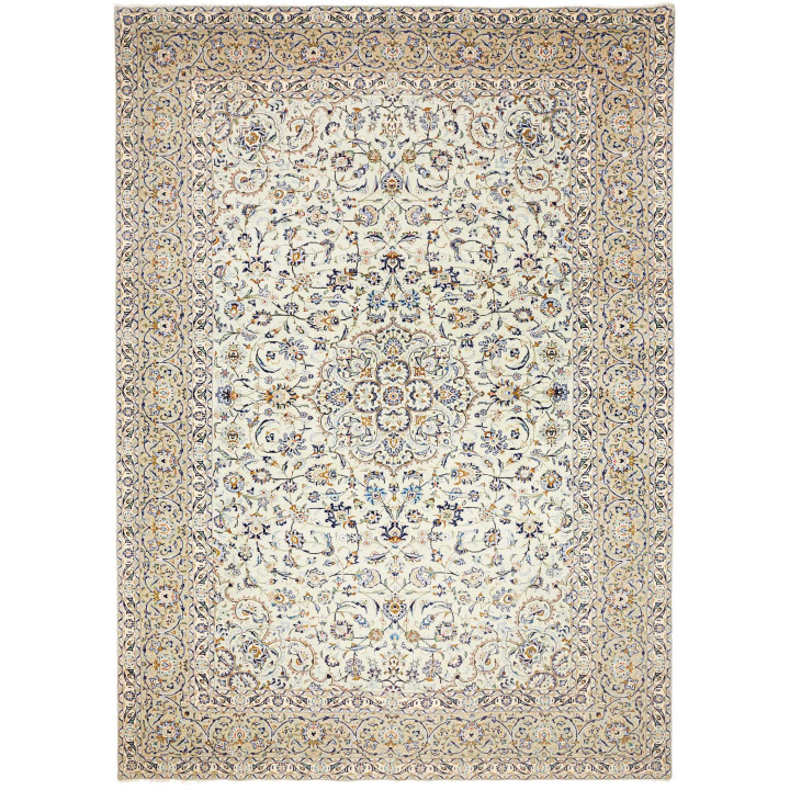 Tappeto Originale Kashan Persia 273x386 Avorio