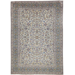 Tappeto Originale Kashan Persia 295x408 Avorio