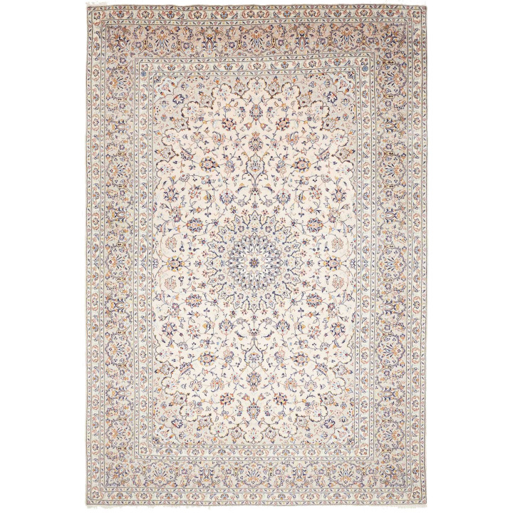 Tappeto Originale Kashan Persia 243x356 Avorio