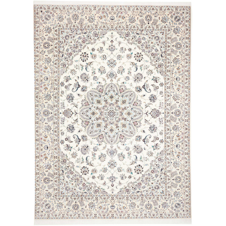 Hand Made Rug Nain 9la Persia 250x344 Ivory Pea