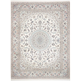 Hand Made Rug Nain 9la Persia 297x390 Ivory Lig