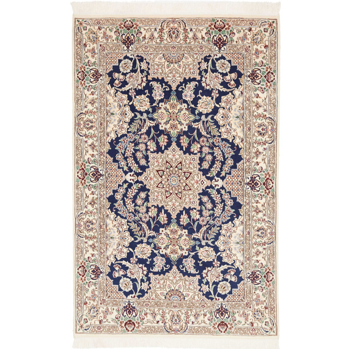 Hand Made Rug Nain 9la Persia 124x197 Midnight