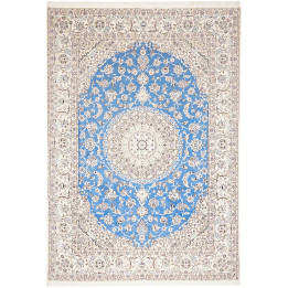 Hand Made Rug Nain 9la Persia 250x358 Blue Ivor