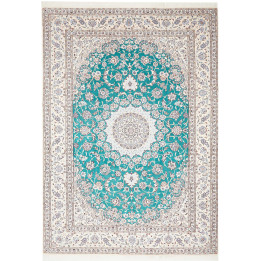 Hand Made Rug Nain 9la Persia 248x355 Teal Ivor