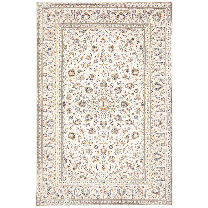 Tappeto Originale Kashan Persia 194x296 Avorio