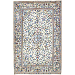 Tappeto Originale Kashan Persia 200x303 Avorio