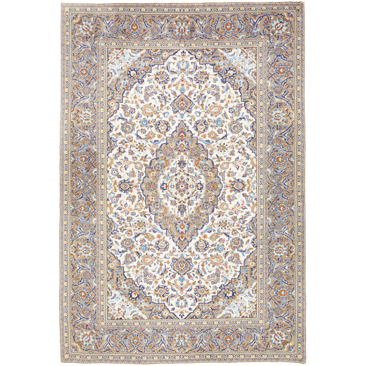 Tappeto Originale Kashan Persia 200x290 Avorio