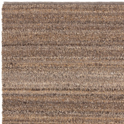 Tappeto Abbus geometrico marrone caldo e tortora