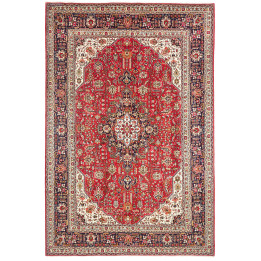 Tappeto Originale Tabriz Persia 200x302 Rosso B