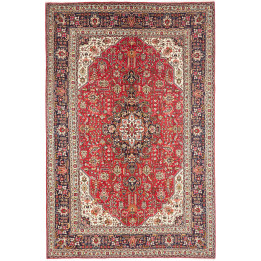 Tappeto Originale Tabriz Persia 198x300 Rosso B