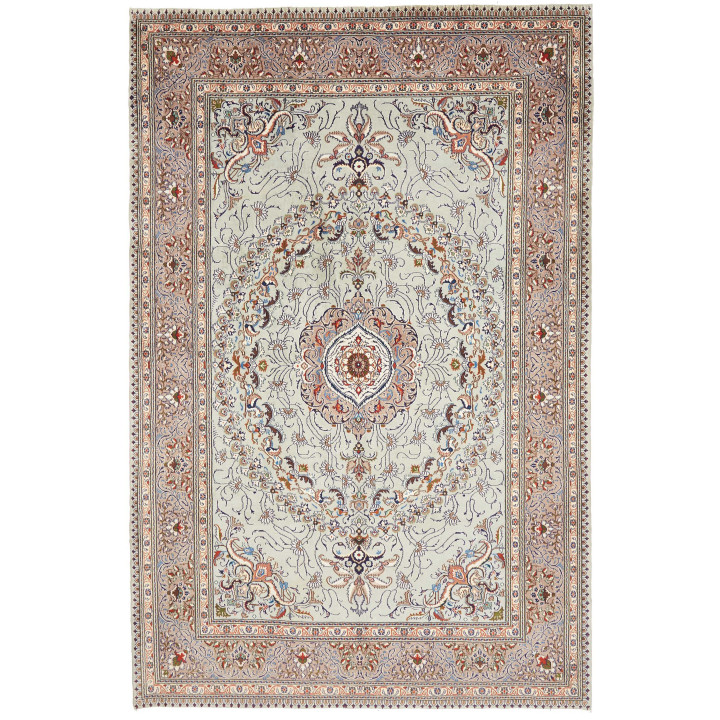 Hand Made Rug Moud Persia 202x308 Light Green R