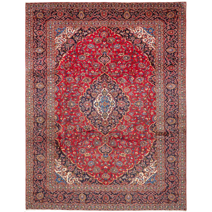 Hand Made Rug Ardakan Persia 310x400 Red Dark B