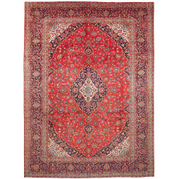 Hand Made Rug Ardakan Persia 290x397 Red Dark B