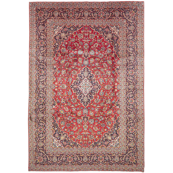 Hand Made Rug Ardakan Persia 254x378 Red Dark B