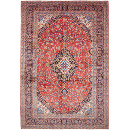 Hand Made Rug Ardakan Persia 303x448 Red Dark B