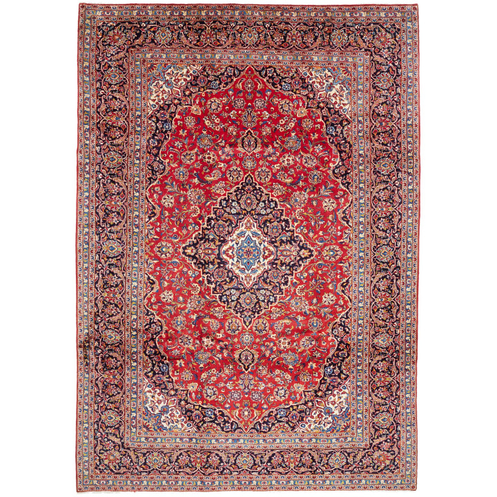Hand Made Rug Ardakan Persia 248x350 Red Dark B