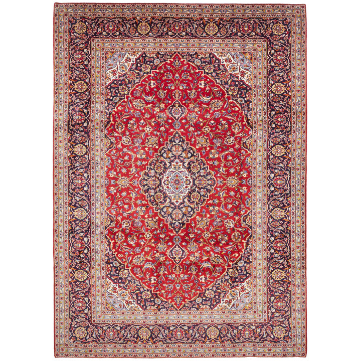 Hand Made Rug Ardakan Persia 252x354 Red Dark B