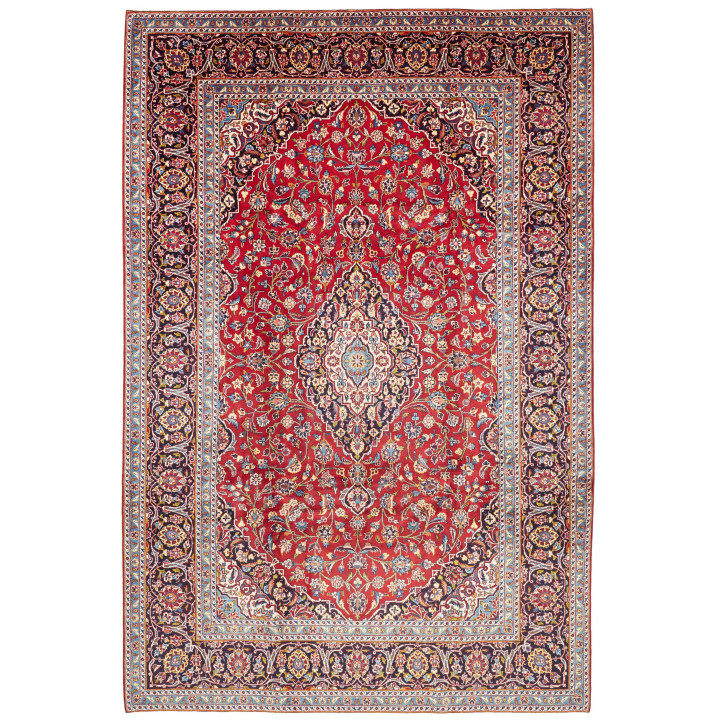 Hand Made Rug Ardakan Persia 228x350 Red Dark B