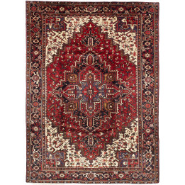 Hand Made Rug Gorawan Persia 227x312 Red Ivory