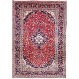 Hand Made Rug Ardakan Persia 242x343 Red Dark B