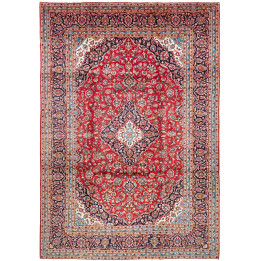 Hand Made Rug Ardakan Persia 243x350 Red Dark B
