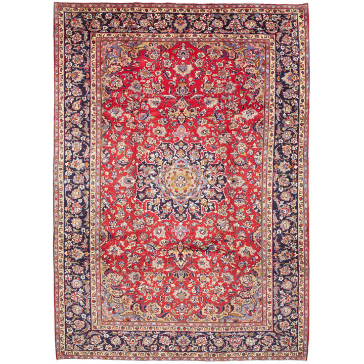 Hand Made Rug Nadjafabad Persia 250x358 Red Mid