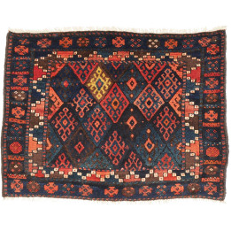 Hand Made Rug Gabbeh Fine Persia 80x108 Dark Bl