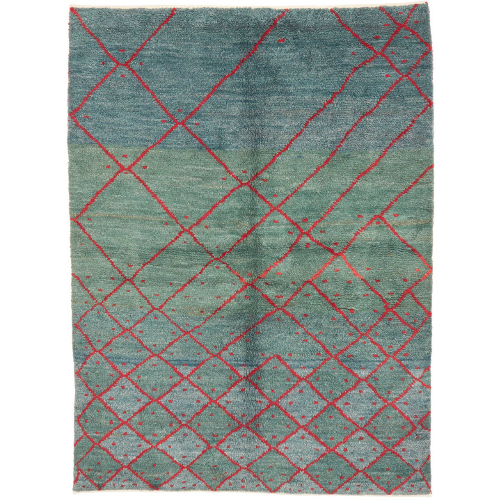 Hand Made Rug Gabbeh Fine Persia 153x204 Petrol
