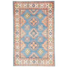 Hand Made Rug Kazak Washed Afghanistan 102x158