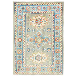 Hand Made Rug Kazak Washed Afghanistan 62x92 Gr