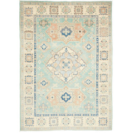 Hand Made Rug Kazak Washed Afghanistan 147x206