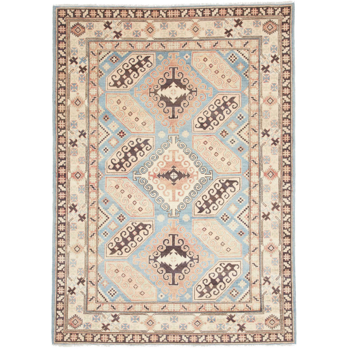 Hand Made Rug Kazak Washed Afghanistan 153x214