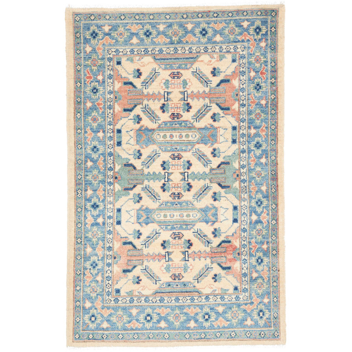 Hand Made Rug Kazak Washed Afghanistan 80x126 I