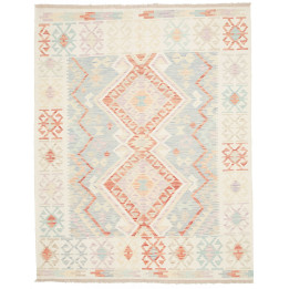 Hand Made Rug Kilim Afghanistan 157x198 Ivory L