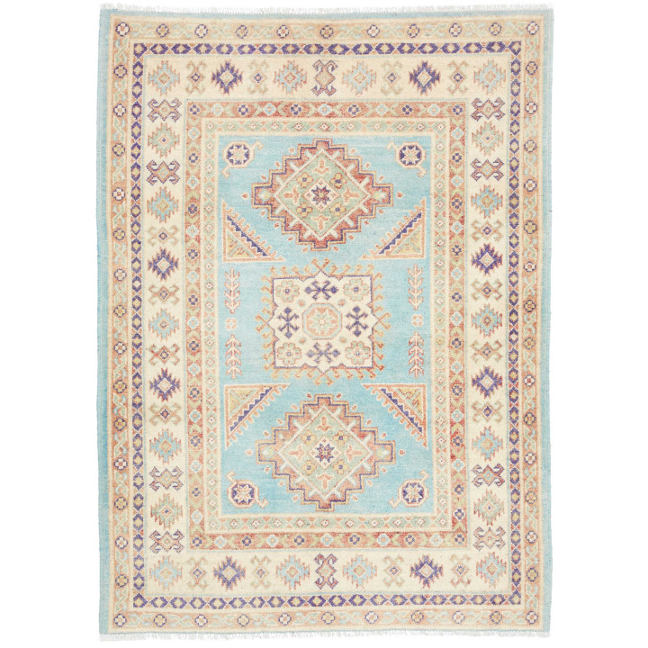 Hand Made Rug Kazak Washed Afghanistan 103x143