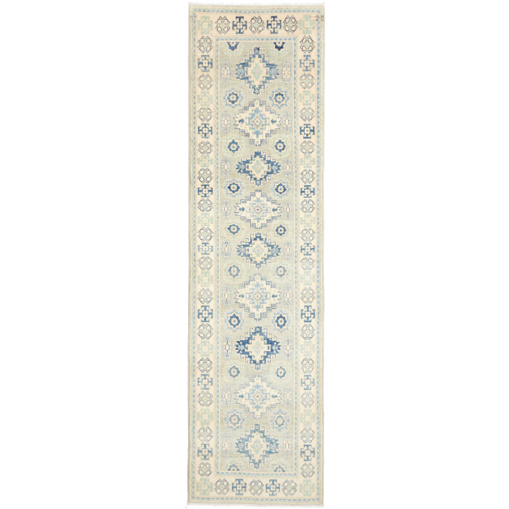 Hand Made Rug Kazak Washed Afghanistan 78x291 L