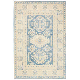 Hand Made Rug Kazak Washed Afghanistan 121x184