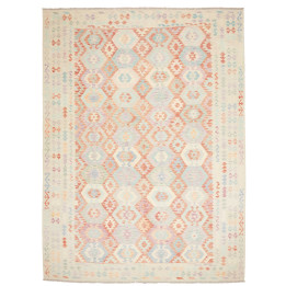 Hand Made Rug Kilim Afghanistan 257x345 Ivory B
