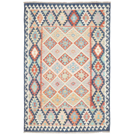 Tappeto Originale Kilim Afghanistan 160x241 Blu