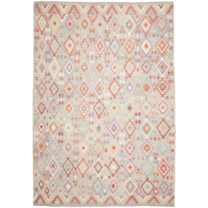 Hand Made Rug Kilim Afghanistan 250x362 Gray Mu