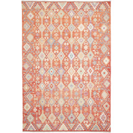 Hand Made Rug Kilim Afghanistan 202x300 Orange
