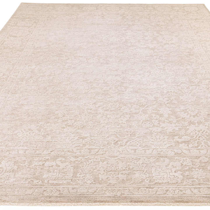 Tappeto Laurent astratto beige e sabbia 120x160