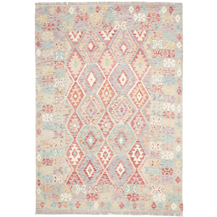 Tappeto Originale Kilim Afghanistan 178x251 Gri