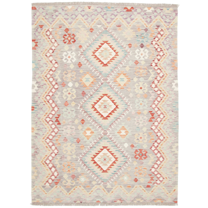 Tappeto Originale Kilim Afghanistan 154x207 Gri